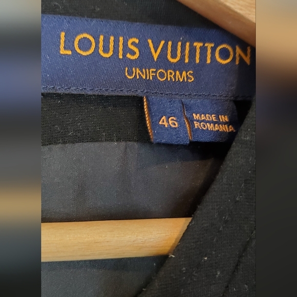 LV Louis Vuitton Black Uniforms Sheath Dress Size 46 (16 US) - Picture 3 of 6